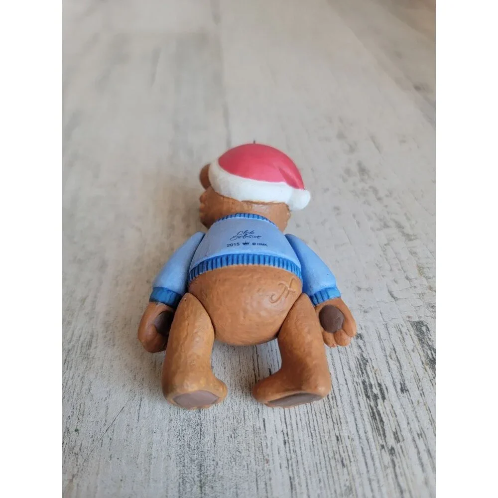Hallmark hanging with Teddy ornaments Xmas